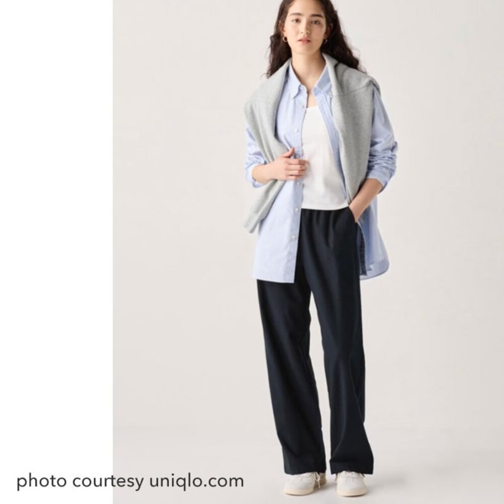 Uniqlo Flannel Pants, Black Medium